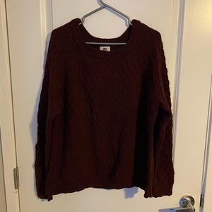 Burgundy Old Navy sweater